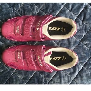 Louis Garneau LG Cycling Shoes Women's Size US 9.5 Multi Air Flex Bike Pink